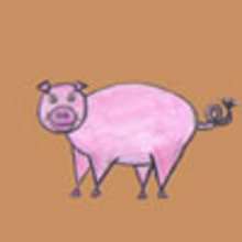 How to draw a pig