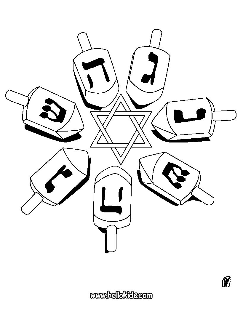 hanukkah-dreidel-coloring-pages-hellokids