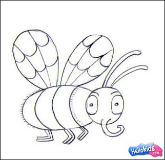BEE drawing lesson