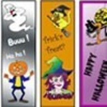 Halloween Bookmarks - Art and Crafts for kids - Activities