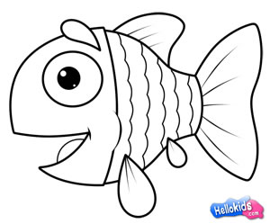 Cute Fish Drawing