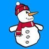 Snow and snowman coloring pages - Holiday coloring pages - Coloring
