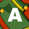 Christmas tree letters of alphabet coloring pages - Alphabet coloring pages - Coloring