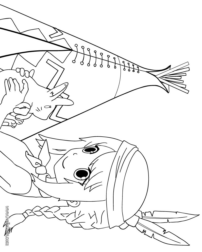 indian-girl-coloring-page