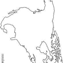 North America coloring page - Coloring - Countries and Cultures Coloring Pages - Maps and Flags coloring pages
