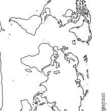 World map coloring page - Coloring - Countries and Cultures Coloring Pages - Maps and Flags coloring pages