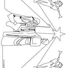 Christmas Nativity coloring page