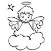 ANGEL coloring pages - HOLIDAY coloring pages - Coloring