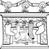 CHRISTMAS CHIMNEY coloring pages - HOLIDAY coloring pages - Coloring