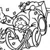 CHRISTMAS SLED coloring pages