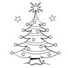 CHRISTMAS TREE coloring pages - HOLIDAY coloring pages - Coloring