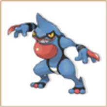 Toxicroak pokemon coloring page - Coloring page - MANGA coloring pages - POKEMON coloring pages - POISON POKEMON coloring pages
