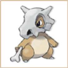 Cubone coloring page