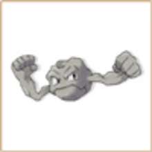 Geodude coloring page