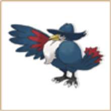 Honchkrow pokemon coloring page - Coloring page - MANGA coloring pages - POKEMON coloring pages - DARK POKEMON coloring pages