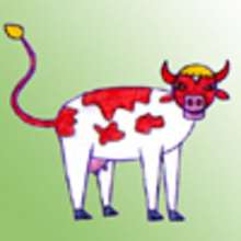 How to draw a cow