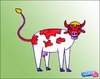 How to draw a cow