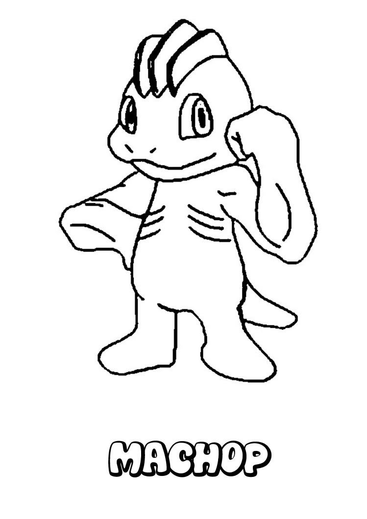 machamp pokemon coloring pages - photo #8