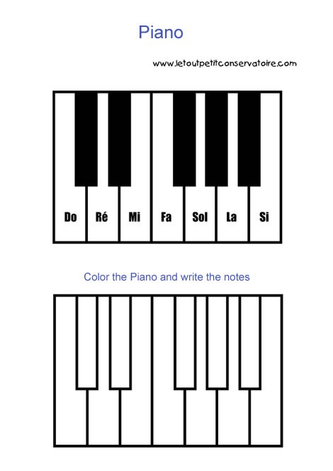 colouring music notes