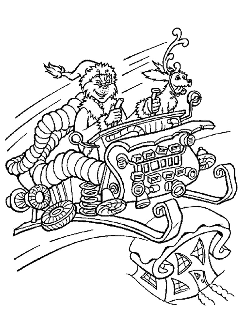 baby grinch coloring pages - photo #19