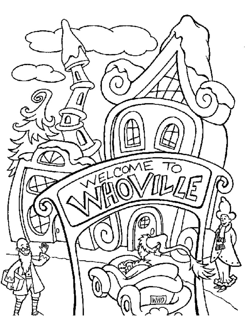 christmas coloring pages grinch