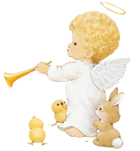 How to draw baby angel 