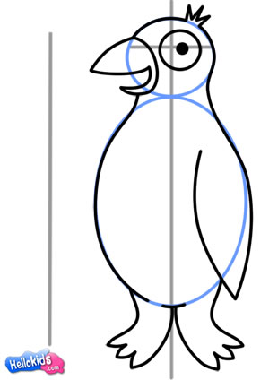 draw penguin