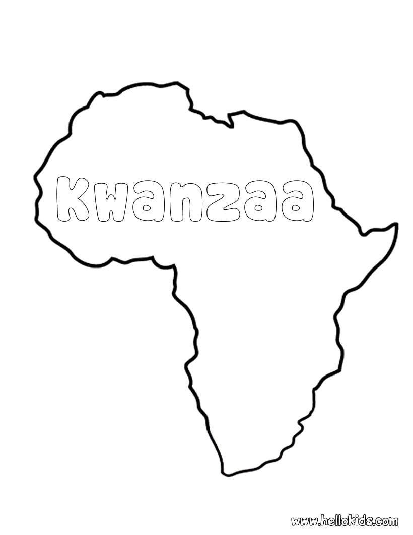 map coloring pages africa - photo #23