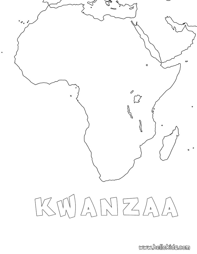 map coloring pages africa - photo #13