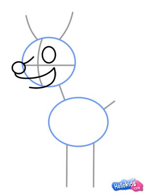 how-to-draw-reindeer-step2