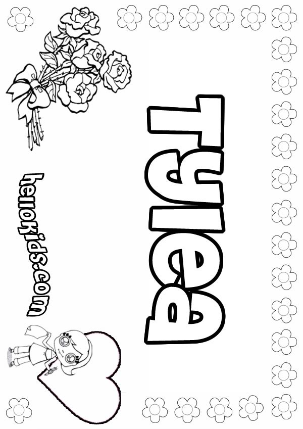 coloring pages for girls to print. tylea-girl-coloring-page