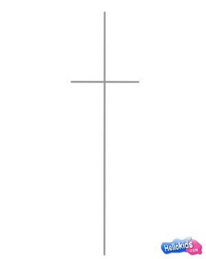 simple cross sketch