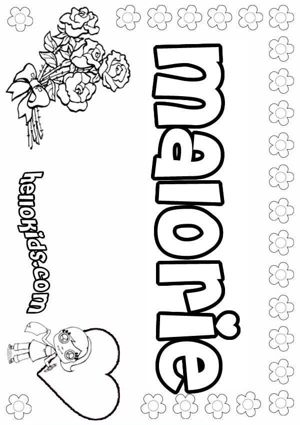 coloring pages for girls to print. You can print out this Malorie