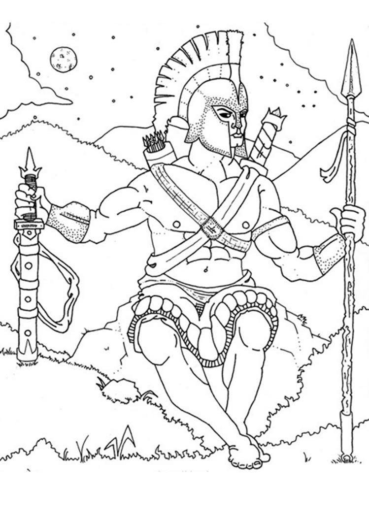 hades symbol greek mythology in coloring pages - photo #43