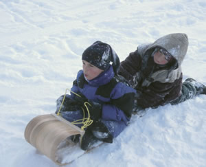 sledding