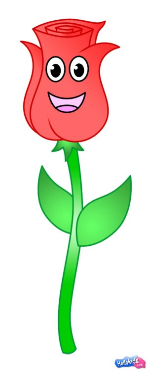 how-to-draw-rose-step8. Also in "How to draw VALENTINE DAY"