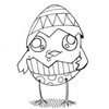 EASTER CHICKS coloring pages