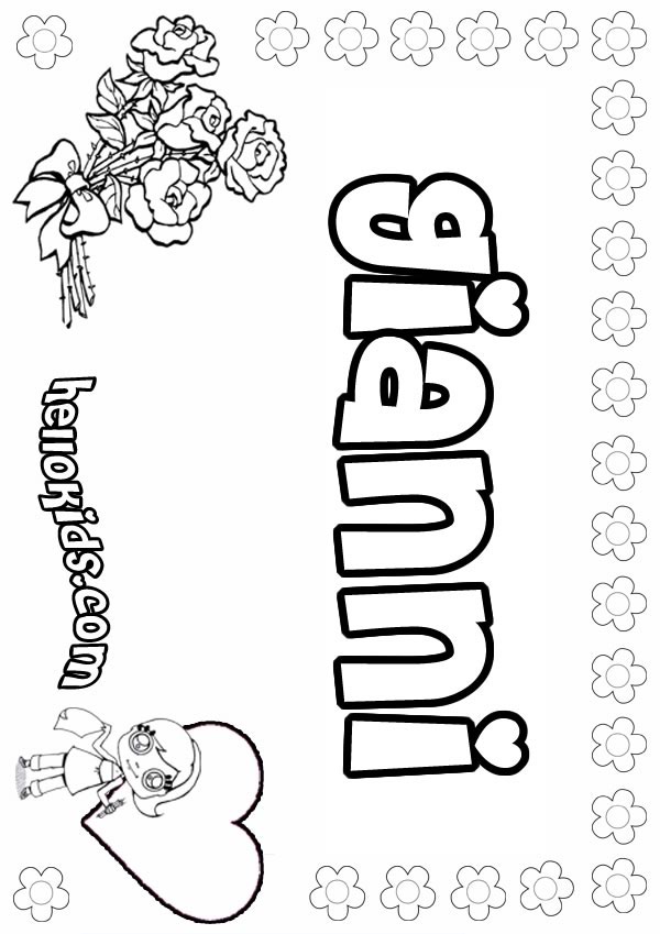fun coloring pages for kids to print. Have fun coloring this Gianni