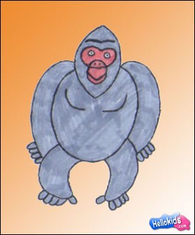 how-to-draw-gorilla