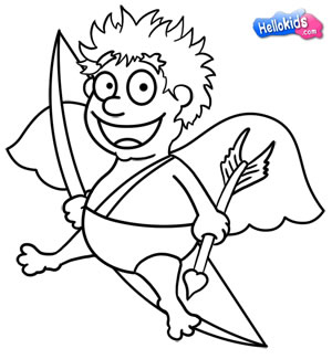 How to draw how to draw a cupid Hellokidscom