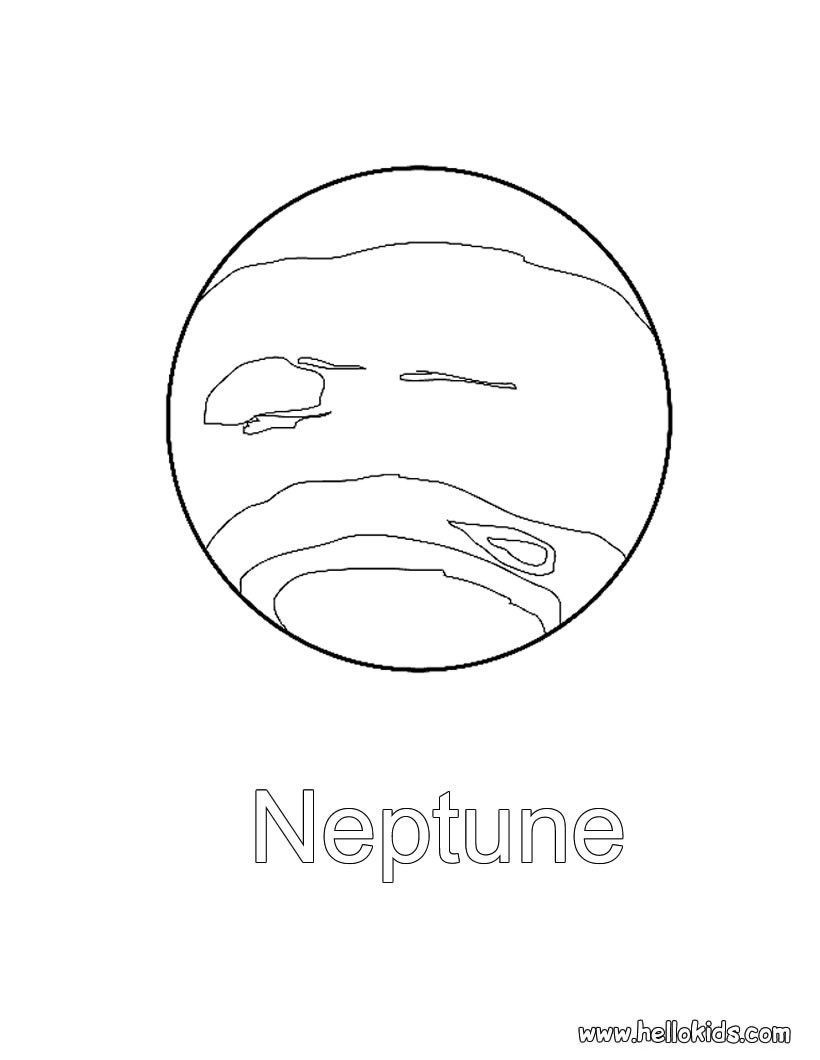 Neptune coloring pages Hellokidscom