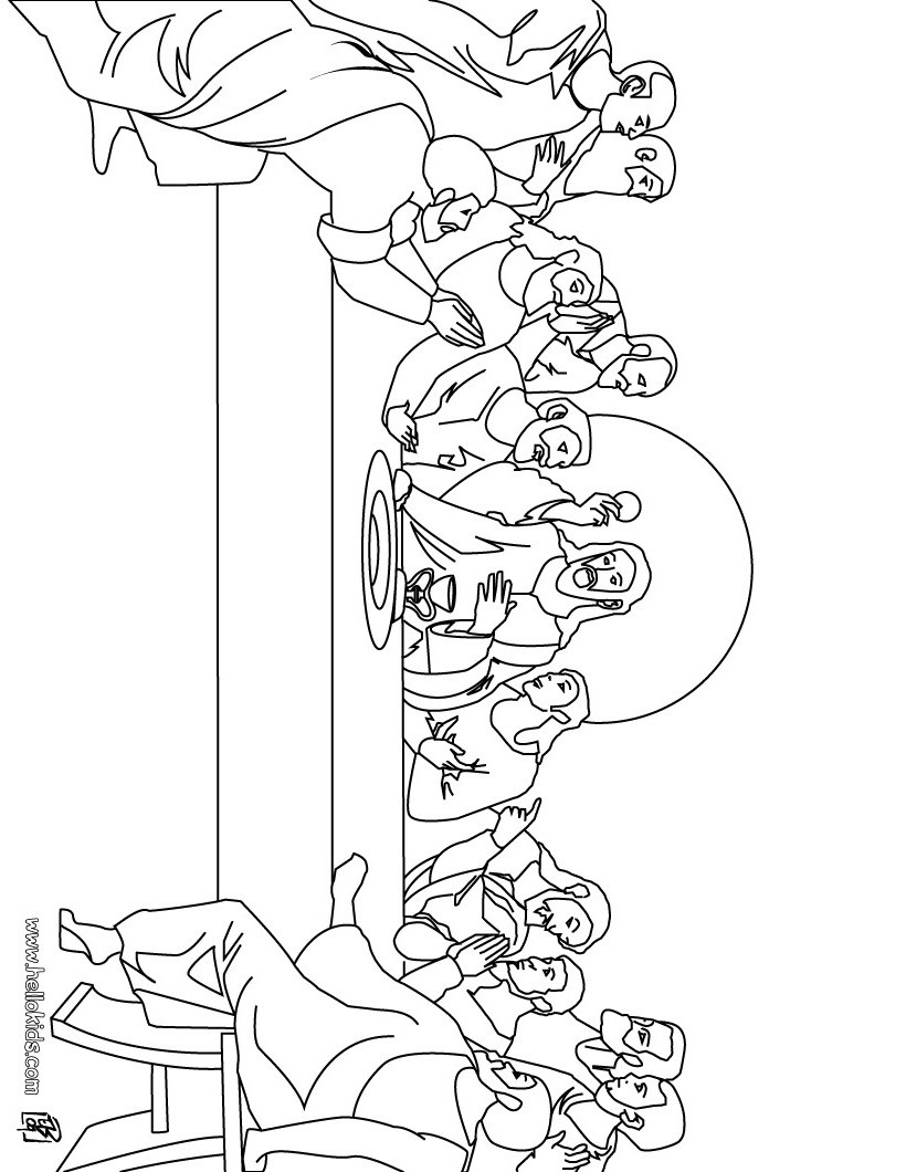 the-last-supper-coloring-page