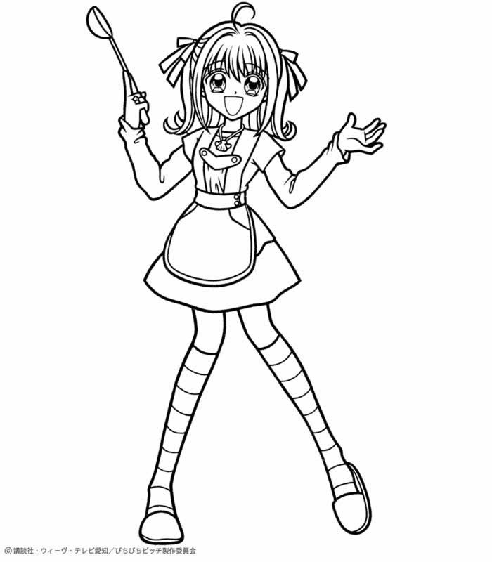 mermaid melody coloring pages for kids - photo #31