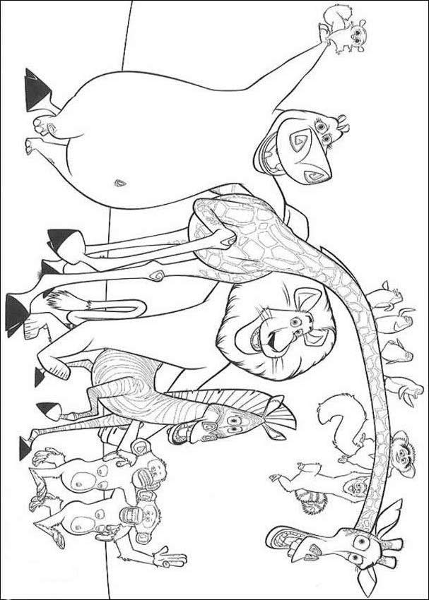 madagascar animal coloring pages - photo #11