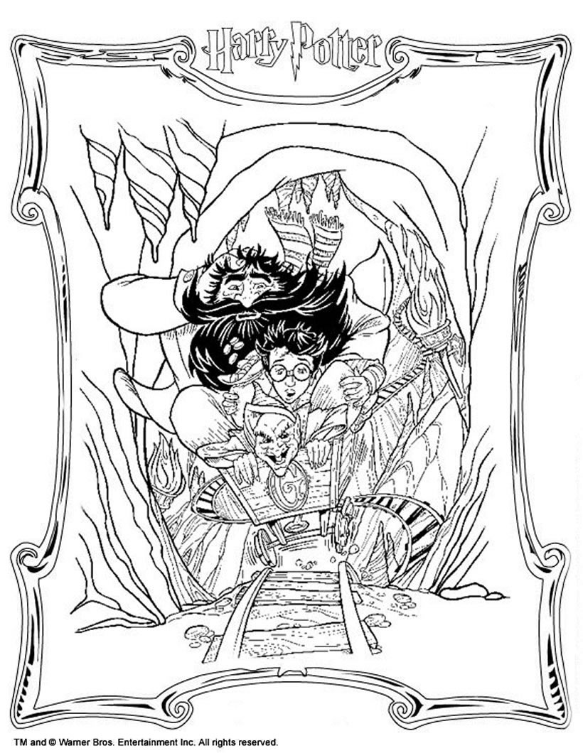 Harry potter coloring pages online