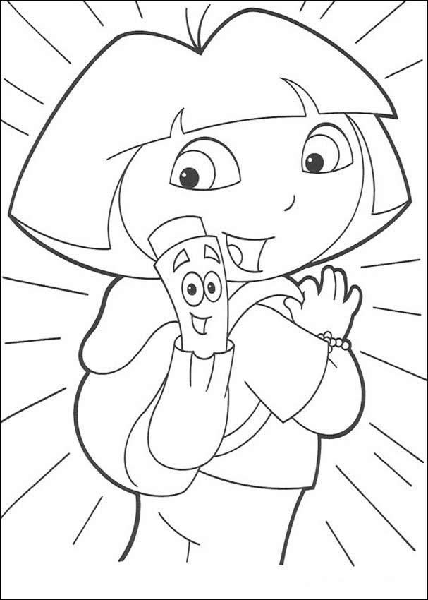 doras backpack coloring pages - photo #7