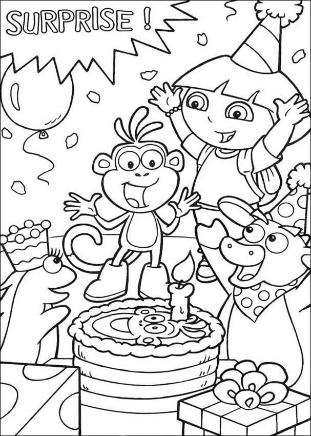 Coloring Birthday Pictures