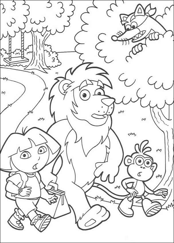 Coloring Pages Dora The Explorer. free people coloring pages