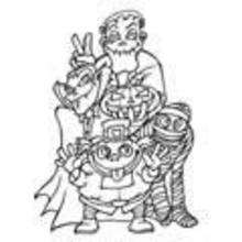 Also in HALLOWEEN MONSTER coloring pages