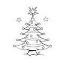 CHRISTMAS TREE coloring pages - HOLIDAY coloring pages - Coloring page